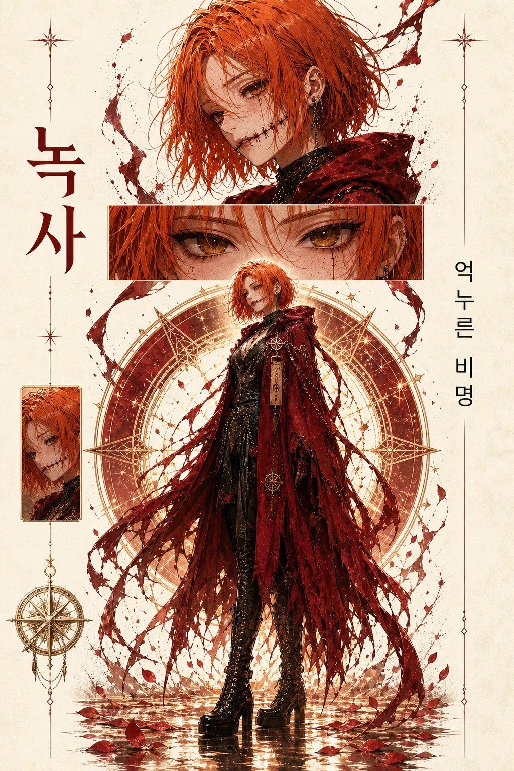 녹사 · 빛에 둘러싸인 모습