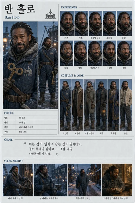 반 홀로 · 초상 모음