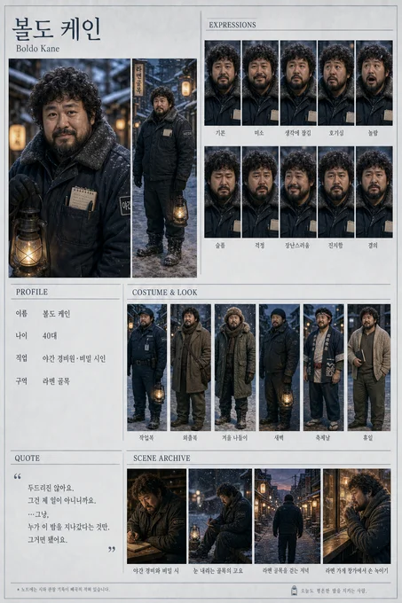 볼도 케인 · 초상 모음