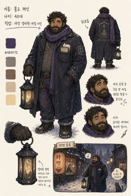 볼도 케인 · 캐릭터 일러스트