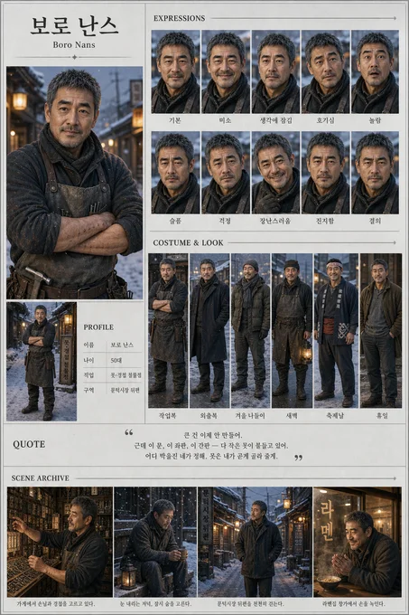 보로 난스 · 초상 모음