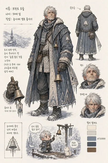 브란트 오슬 · 캐릭터 일러스트