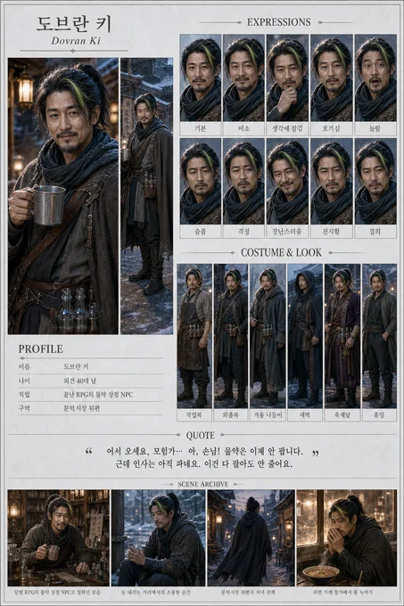 도브란 키 · 초상 모음