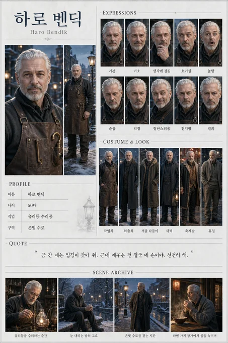 하로 벤딕 · 초상 모음