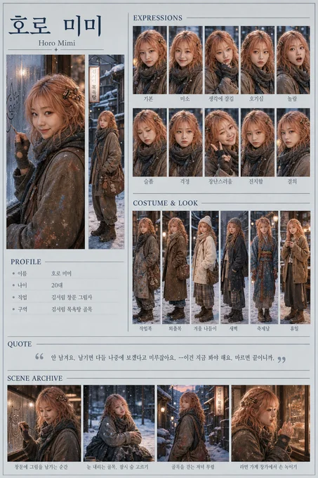 호로 미미 · 초상 모음