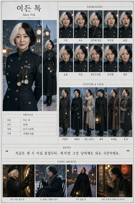 이든 톡 · 초상 모음
