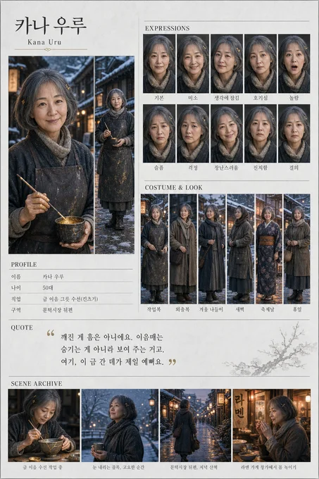 카나 우루 · 초상 모음
