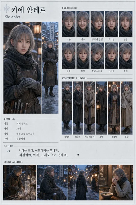 키에 안데르 · 초상 모음