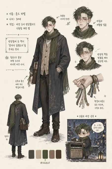 룬드 파벨 · 캐릭터 일러스트