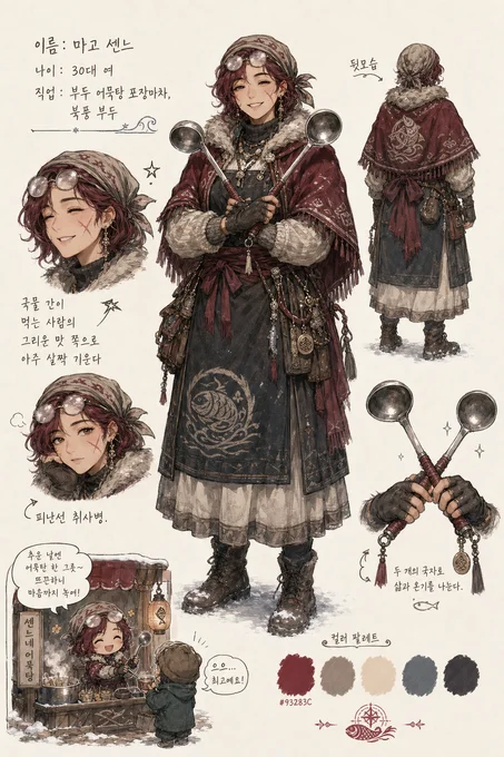 마고 센느 · 캐릭터 일러스트