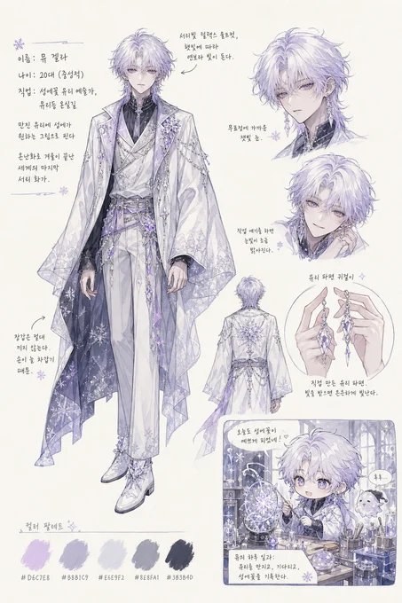 뮤 겔라 · 캐릭터 일러스트