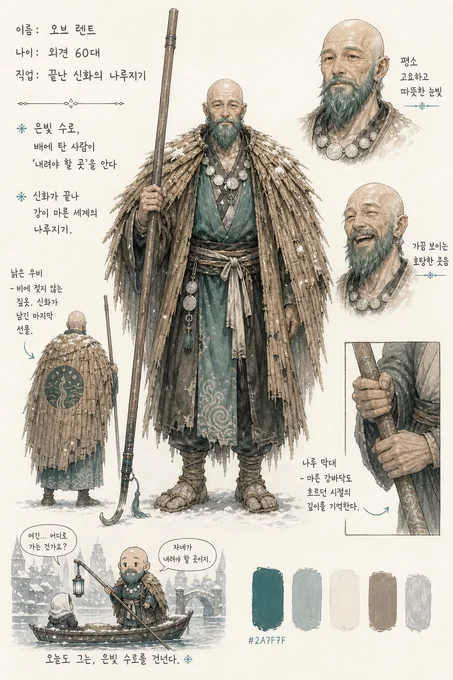 오브 렌트 · 캐릭터 일러스트