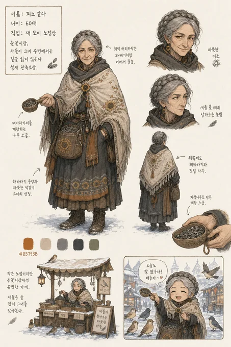 피노 갈다 · 캐릭터 일러스트