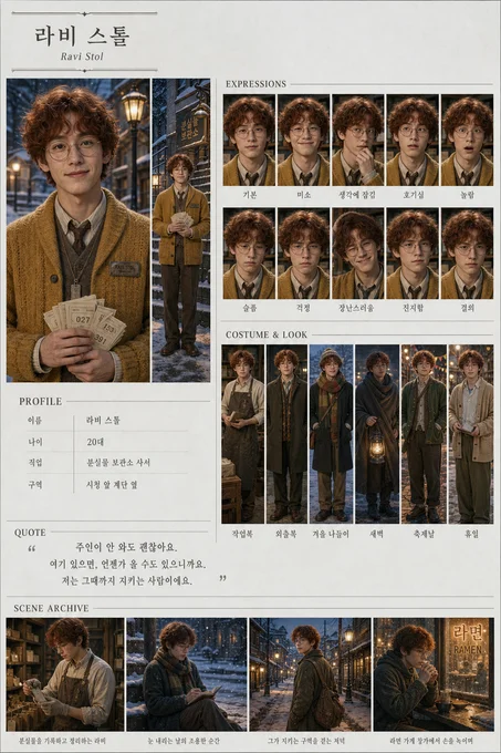 라비 스톨 · 초상 모음