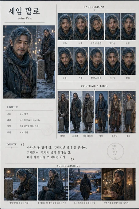 세임 팔로 · 초상 모음