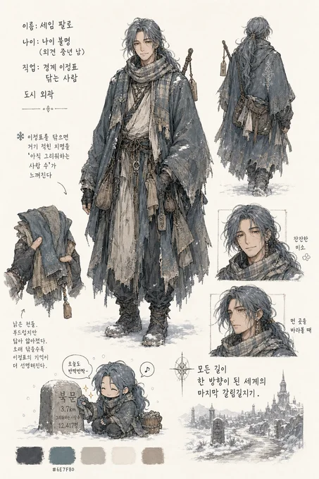 세임 팔로 · 캐릭터 일러스트