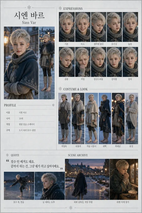 시엔 바르 · 초상 모음