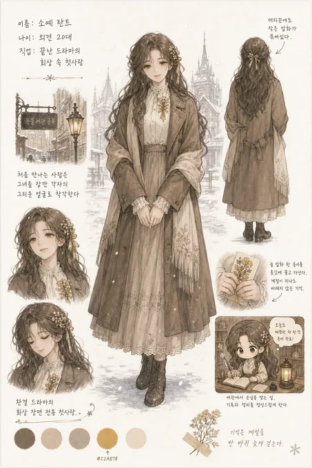 소예 란트 · 캐릭터 일러스트