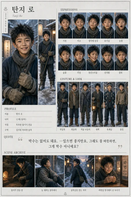 탄지 로 · 초상 모음