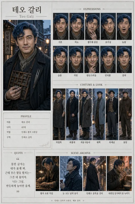 테오 갈리 · 초상 모음