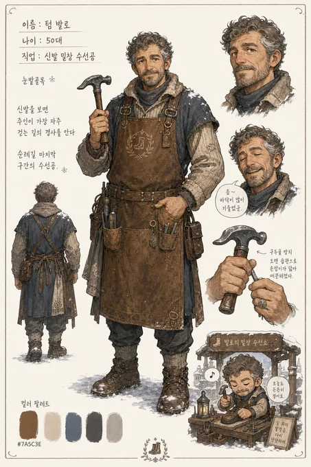 텀 발로 · 캐릭터 일러스트