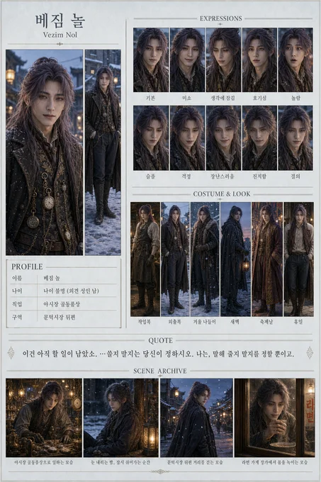 베짐 놀 · 초상 모음