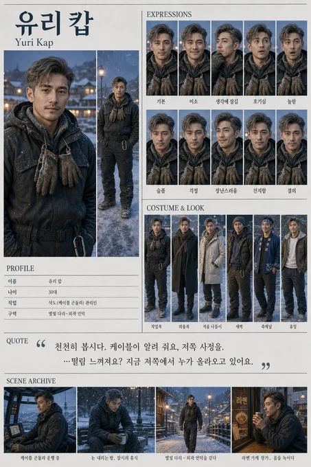 유리 캅 · 초상 모음