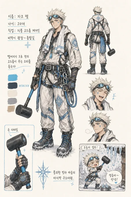 자코 펠 · 캐릭터 일러스트